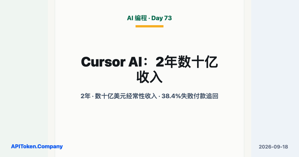 Cursor Scaled to Billions in Recurring Revenue